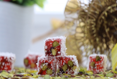 Antep Pistachio Coconut Dried Turkish Delight